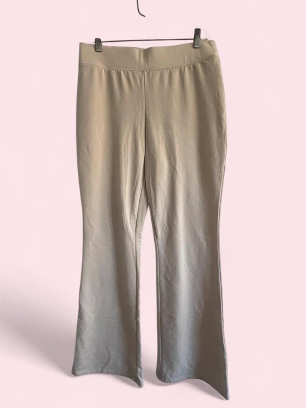 GAP Cream Wide Leg Fleece-Lined Lounge Pants Size M